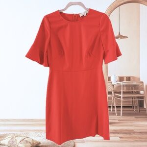 Red Loft Shift Dress